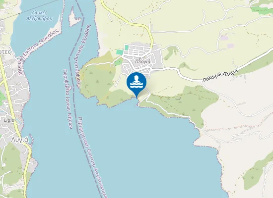 Map of Ασπρογιαλός