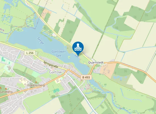 Map of GARTOWER SEE BADESTRAND