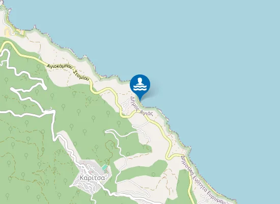 Map of Παραλία Ψαρόλακας