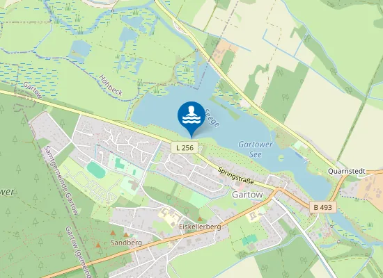 Map of GARTOWER SEE SURFSTRAND