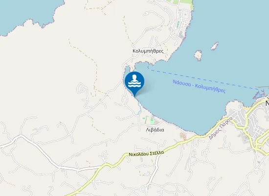 Map of Limnes beach