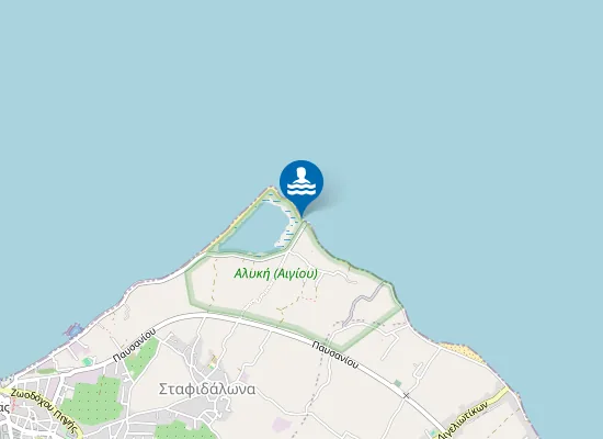 Map of Παραλία Αλυκή