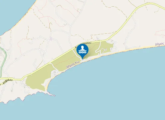 Map of Lagada Beach