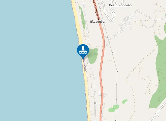Map of Παραλία Βουνάκι