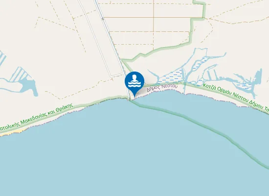 Map of Monastiraki Beach