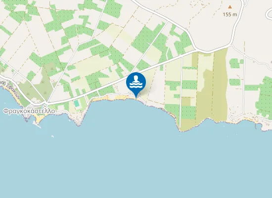 Map of Orthi Ammos Paralia