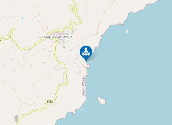 Map of Agia Anna Beach