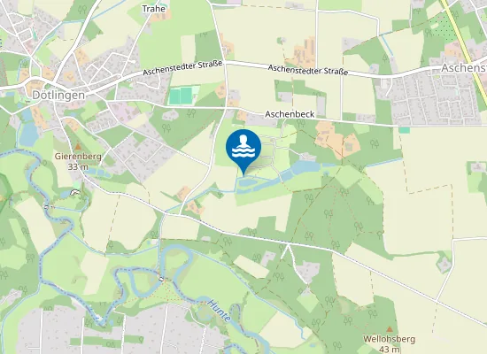 Map of CAMPINGPLATZBADESEE ASCHENBECK