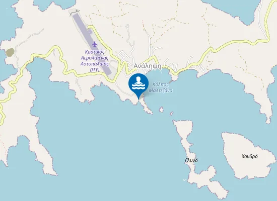 Map of Μπλε Λιμανάκι