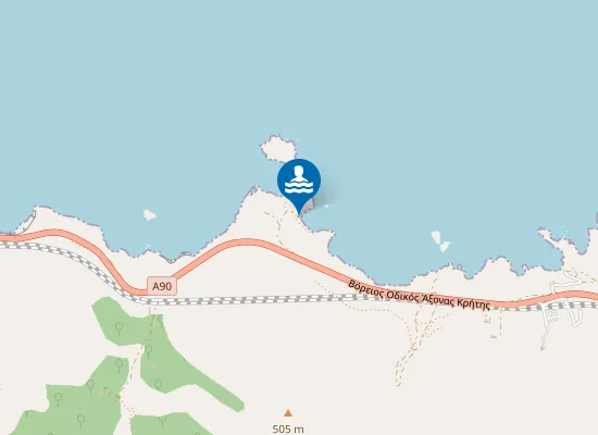 Map of Παραλία Κατεβατή