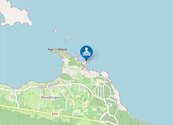 Map of Παραλία Γυμνιστών