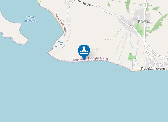 Map of Unofficial Nudist Beach