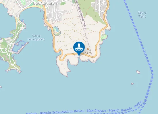 Map of Unofficial Nudist Beach