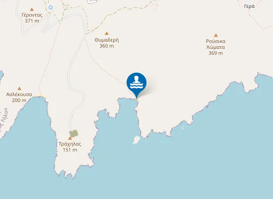 Map of Agios Sergios