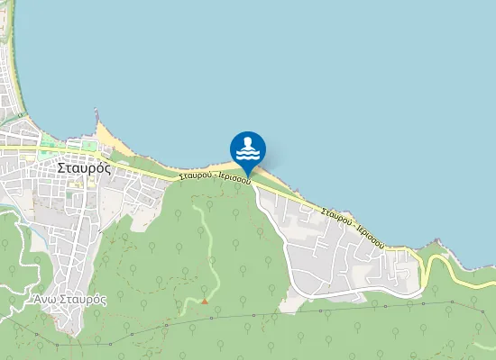 Map of παραλία Μηλιές