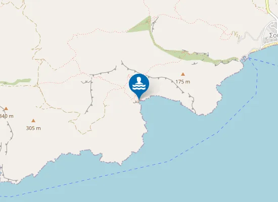 Map of Παραλία Λισσός
