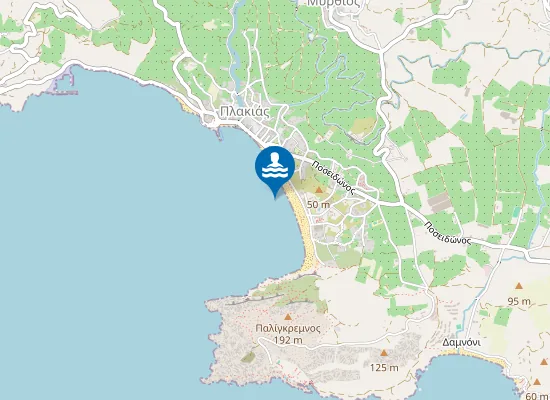 Map of Παραλία Πλακιά
