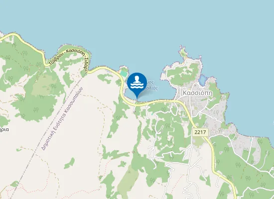Map of Imerolia Beach