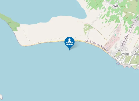 Map of Issos Beach