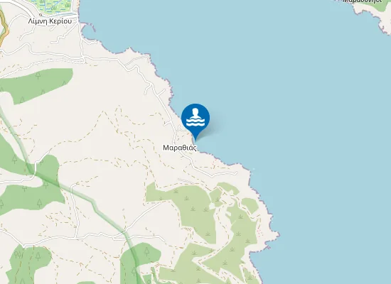 Map of Παραλία Μαραθιά