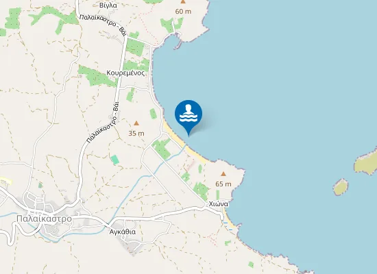 Map of Kouremenos Beach