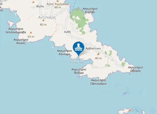 Map of Καλαμίτσα
