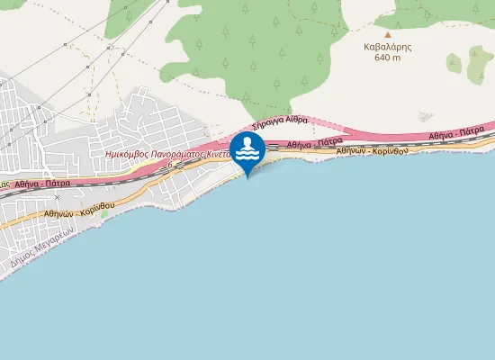 Map of Παραλία Κινέτας