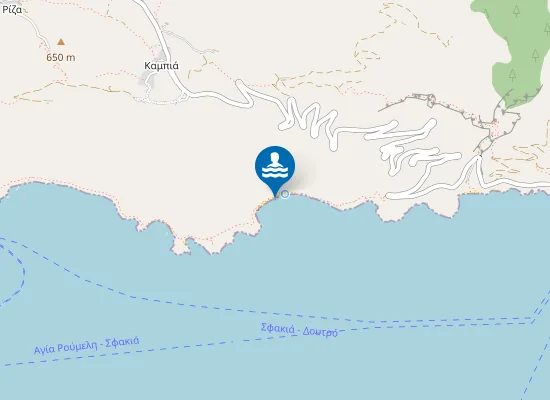 Map of Παραλια Γλυκά Νερά