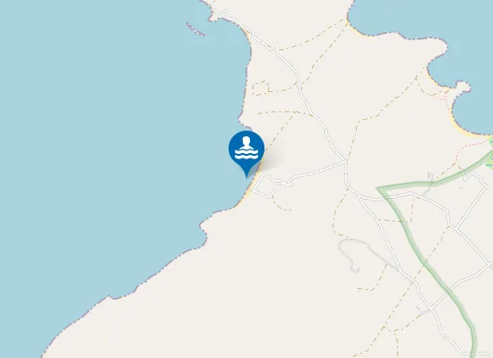 Map of Zematas Beach