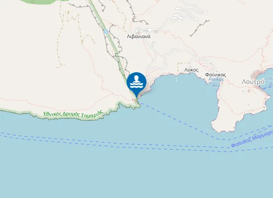 Map of Παραλία Μάρμαρα
