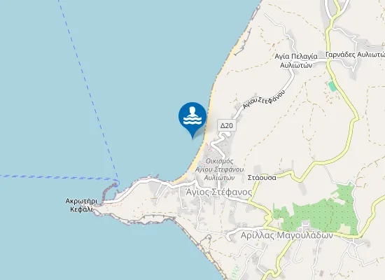 Map of Άγιος Στέφανος