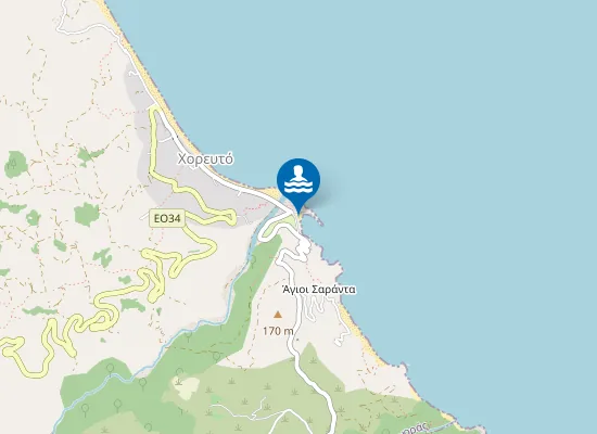 Map of Χορευτό