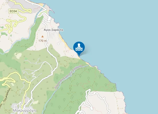 Map of Παραλία Μπριάνου