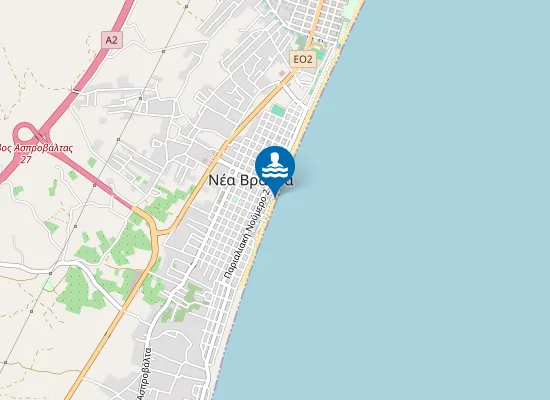 Map of παραλία Νέων Βρασνών
