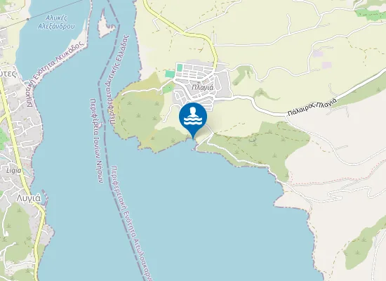 Map of Ασπρογιαλός