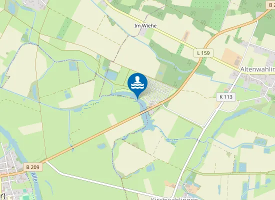 Map of RETHEMER FAEHRSEE CAMPINGPLATZ