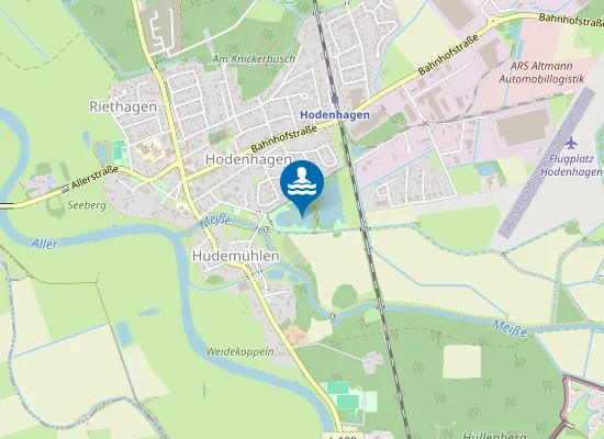 Map of NATURSEE HODENHAGEN