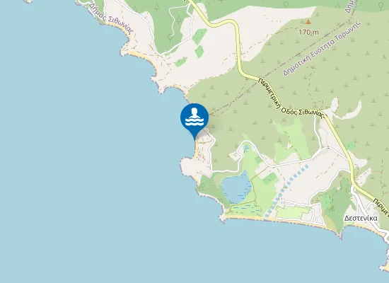 Map of Παραλία Αρετές