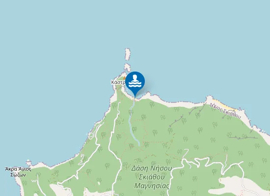 Map of Παραλία Κάστρου