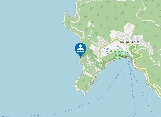 Map of Μικρή Μπανάνα