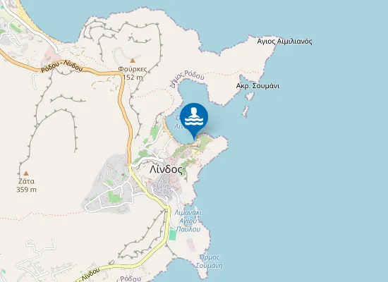 Map of Pallas Beach