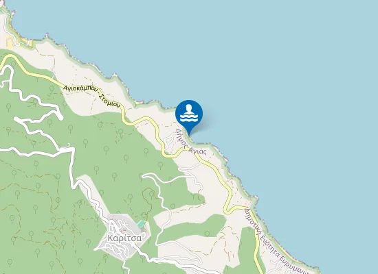 Map of Παραλία Ψαρόλακας