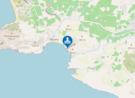 Map of Μικρό Αμμούδι
