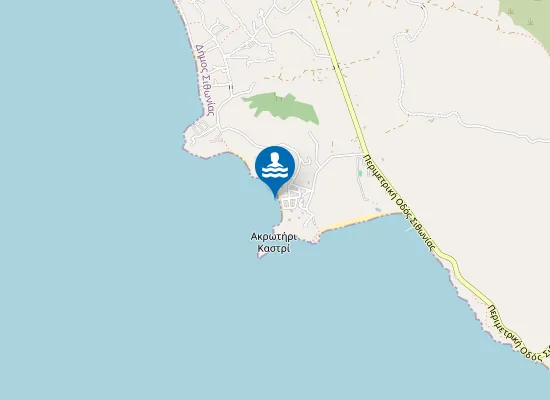 Map of Παραλία Καστρί