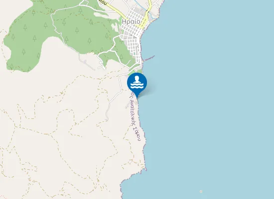 Map of Pappa Beach