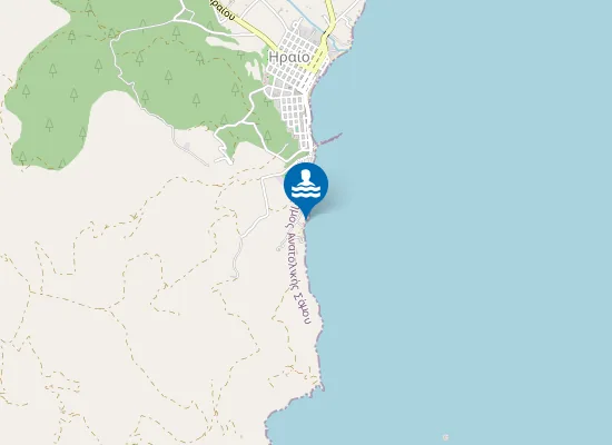 Map of Pappa Beach