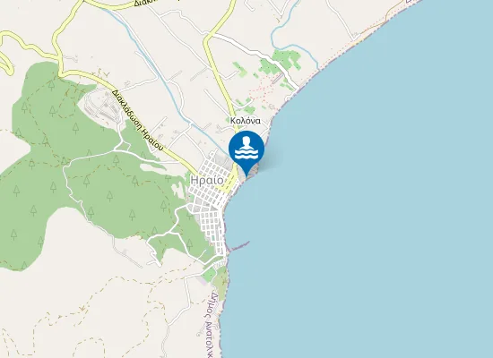Map of İreo beach