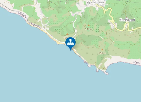 Map of Παραλία Κάνουλας