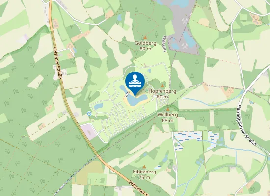 Map of Badesee Erholungsgebiet Wilsum