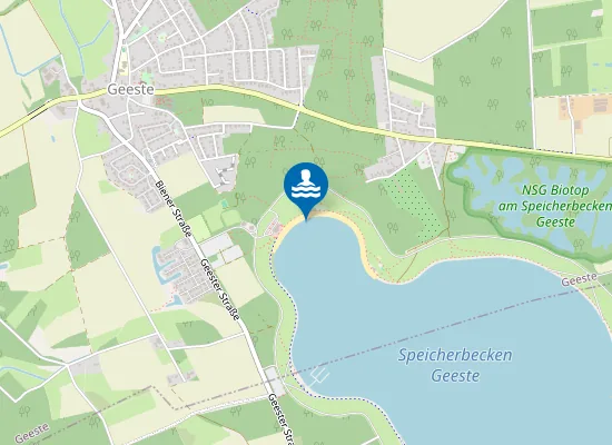 Map of SPEICHERBECKEN GEESTE
